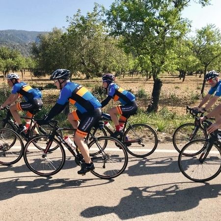 Gruppe von Radfahrern